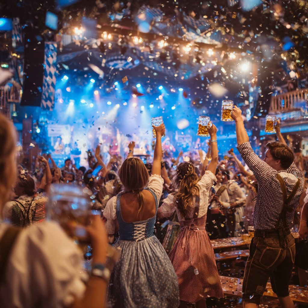 Oktoberfestzelt, Partystimmung